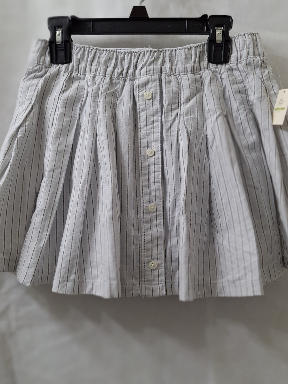 Offline By Aerie Striped Button-Front White Women’s Skort